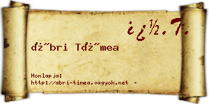 Ábri Tímea névjegykártya